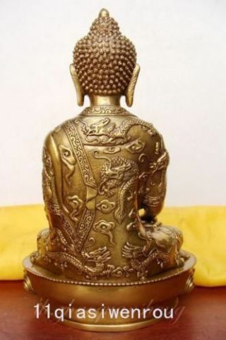 Tibet Tibetan shakyamuni bronze buddha antique old bronze statue 2