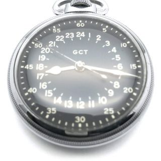 Rare ELGIN GCT Master Navigation Military Pocket Watch AN - 5740 WWII 22 Jewels 4