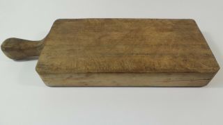 Antique Wood Cutting Board Bread Chopping Primitive