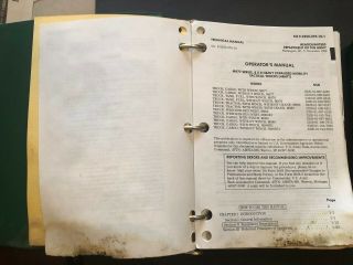 US Army TM 9 - 2320 - 279 - 10 Volumes 1 & 2 M977 SERIES TRUCKS OPERATOR ' S Handbook 7