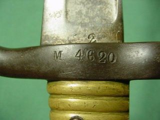 French M1866 Chassepot Bayonet St.  Etienne 1871 6