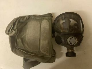 Us Military Army Field Protective Gas Mask Vintage Antique