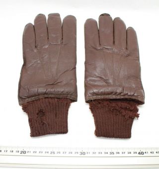 Us Ww2 A - 10 Pilot Flight Leather Gloves 007 - 3554