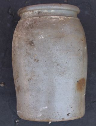 Rare Antique AP Donaghho West Virginia Stoneware Crock Jar Antique Pottery 2