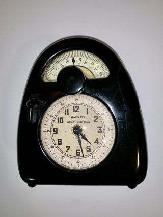 Isamu Noguchi Hawkeye / Measured Time Bakelite Clock / Eames Era / Herman Miller