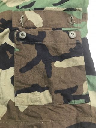 ARMY Surplus US Military Woodland Camo Shirt BDU XLarge Long XL 8415 - 01 - 084 - 1652 4