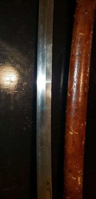 WwII Japanese Army officer ' s samurai sword antique shin gunto collectible 10