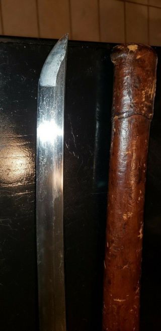 WwII Japanese Army officer ' s samurai sword antique shin gunto collectible 11