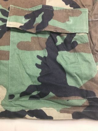 ARMY Surplus US Military Woodland Camo Shirt BDU XLarge Regular 8415 - 01 - 084 - 1651 2