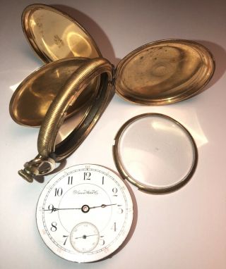 Rare 1886 Lingg & Bros.  18s Aurora Watch Co.  Pocket Watch Philadelphia