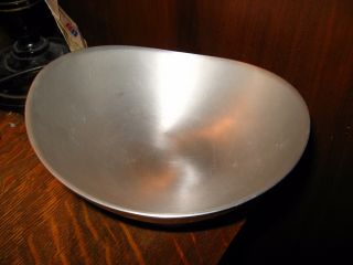 Brown Bigelow Bowl - Vintage Mid Century Modern Aluminum B&B Remembrance Dish 2