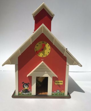 Vtg Fisher Price Play Family School House Little People 923 1970 