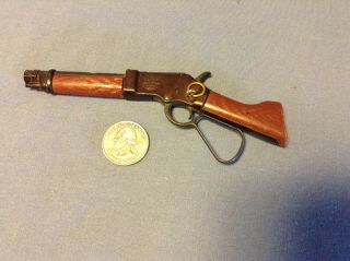 Vintage Mare’s Laig Leg Wanted Dead Or Alive Little Small Cap Gun Rifle Old Toy