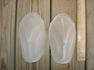 Vintage Art Deco Slip Shade Frosted Glass Wall Sconce Light Covers