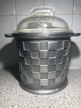 Vintage Guardian Ice Bucket Aluminum Service Ware - With Lid & Liner