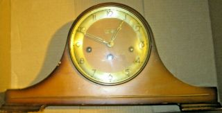 Vintage Linden Windup Cuckoo Chime Mantel Clock - - West Germany - - With Key