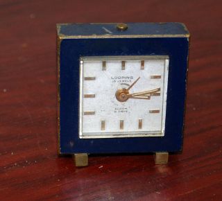 Vintage 8 Days 15 Jewels Swiss Small Looping Cal.  51 Alarm Clock 8371