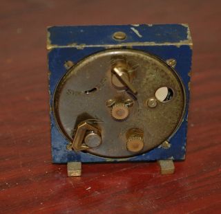 Vintage 8 Days 15 Jewels Swiss Small Looping Cal.  51 Alarm Clock 8371 5