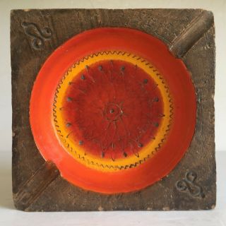 Vintage Bitossi Italy Mid Century Modern Italian Art Pottery Ashtray Catchall