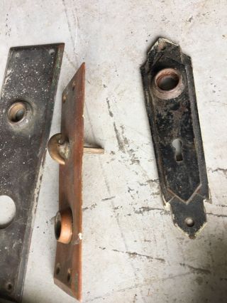 Vintage Antique Old Door Hardware Locks Architectural,  1 Corbin,  2 Sargent,  1 U 7