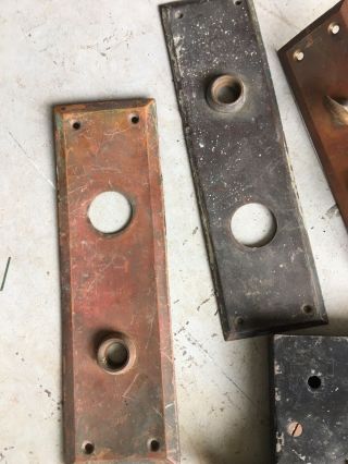 Vintage Antique Old Door Hardware Locks Architectural,  1 Corbin,  2 Sargent,  1 U 8