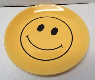 Vintage 7½ " Ceramic Smiley Face Plate