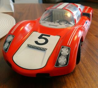 Vintage 1966 Joustra Porsche 906 5 (france) Tin Plate Rc 1966.