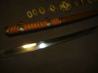 Japanese WWll sword in tachi mountings,  Gendaito 