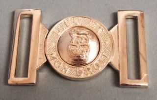 Brass Lion & Crown Mazic Locket Belt Buckle