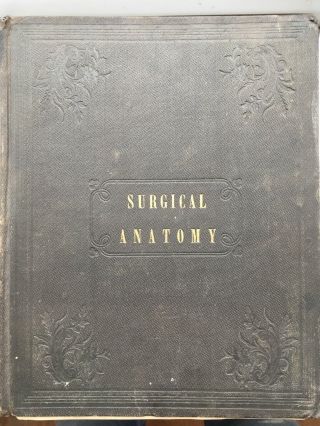 Rare Victorian Medical Book Maclises Surgical Anatomy 1857 with 36 Colour Plates 2