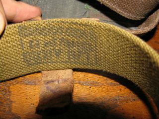 Soviet green web sks rifle sling Russian stamp OTK 7.  62x39 ammo pouch brown 6