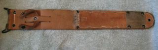 Great Leather M6 L&c Sheath For U.  S.  M3 Fighting Knife 1943 Wwii Ww2 Scabbard