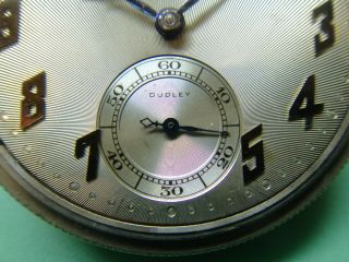 Dudley Masonic model 2,  white GF flip - back case,  signed dial, 7