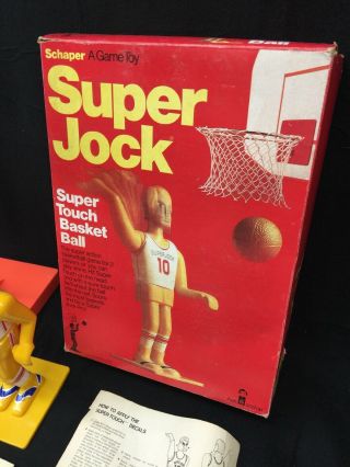Vintage 1976 Schaper JOCK touch Basketball Game Complete 2