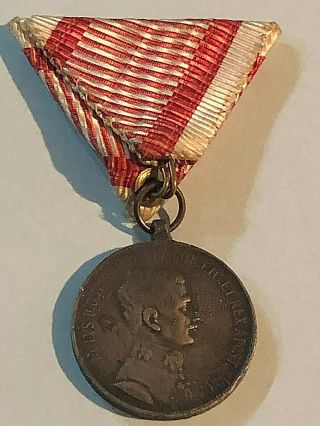 Austria Wwi Medal Bravery Fortitudini Kaiser Karl 1917 Austrian Decoration Merit