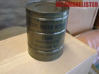 Us Military Radio Water Activated Battery Ray - O - Vac Ba - 380/amq - 9 Nos