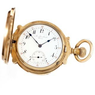 SCARCE ANTOINE LECOULTRE MINUTE REPEATER POCKET WATCH CA1880S | 30 JEWEL,  18SIZE 4