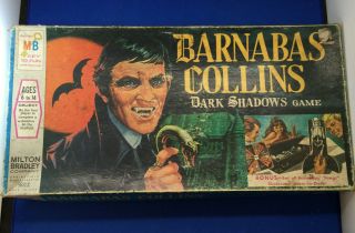 Vintage Barnabas Collins Dark Shadows Board Game 1969 Nearly Complete