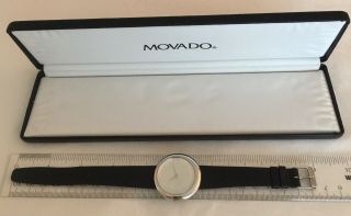 Very Rare Movado Sterling Silver Watch - Barely Worn - Perfect