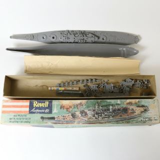 Vintage Revell Battleship USS Missouri Plastic Toy Model Kit 1953 Venice,  CA 3