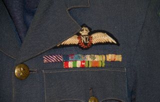 WW2 RAF Uniform Named to DFM Recipient 3