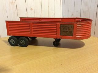 Structo Steel Co.  Semi Trailer Vintage 1950’s Very Cool