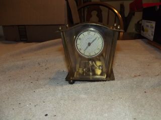 Miniature Schmid Germany 8 Day Anniversary Style Clock For Repair