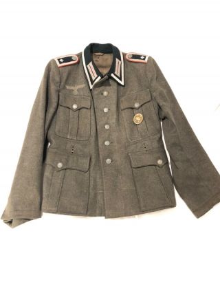 German Wehrmacht Artillery Nco M41 Tunic Wwii