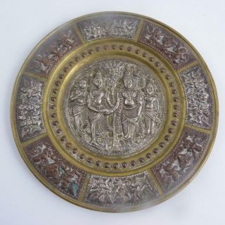 19TH CENTURY INDIAN HINDU OFFERING MARRIAGE PLATES 2