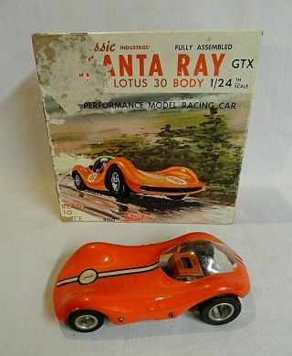 Look 1960`s Classic Industries 1/24 " Manta Ray " Slot Car In The Box