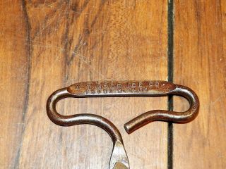 Vintage Ice Block Carrying Tongs - W.  T.  GOOD ICE CO.  Advertising 2