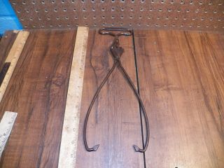 Vintage Ice Block Carrying Tongs - W.  T.  GOOD ICE CO.  Advertising 3