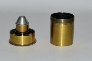 A Good Microscope Objective Lens For Brass Microscope - 