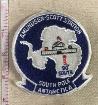 Amundsen Scott Station Antarctica Patch 1980’s